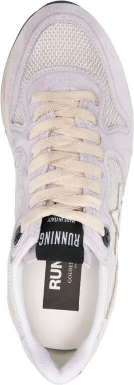 Golden Goose Sneakers met dikke zool en sterrenpatch Purple Dames