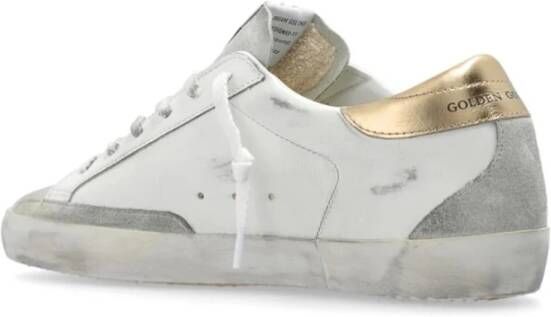 Golden Goose Sneakers met distressed-effect en signature ster White Dames