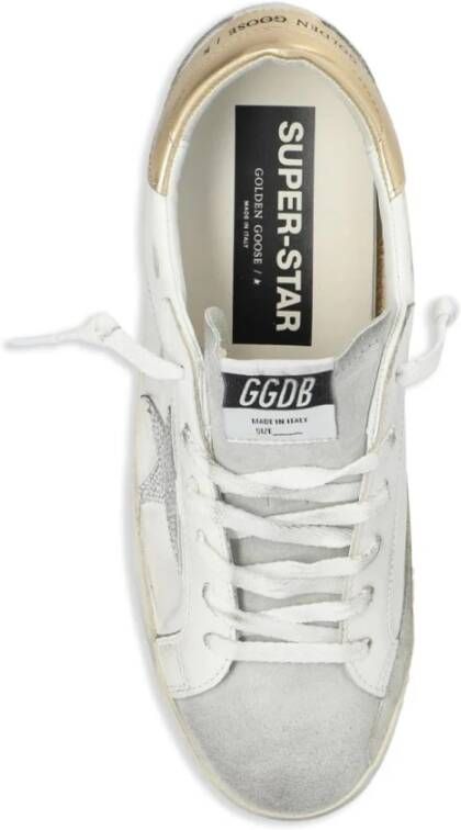 Golden Goose Sneakers met distressed-effect en signature ster White Dames