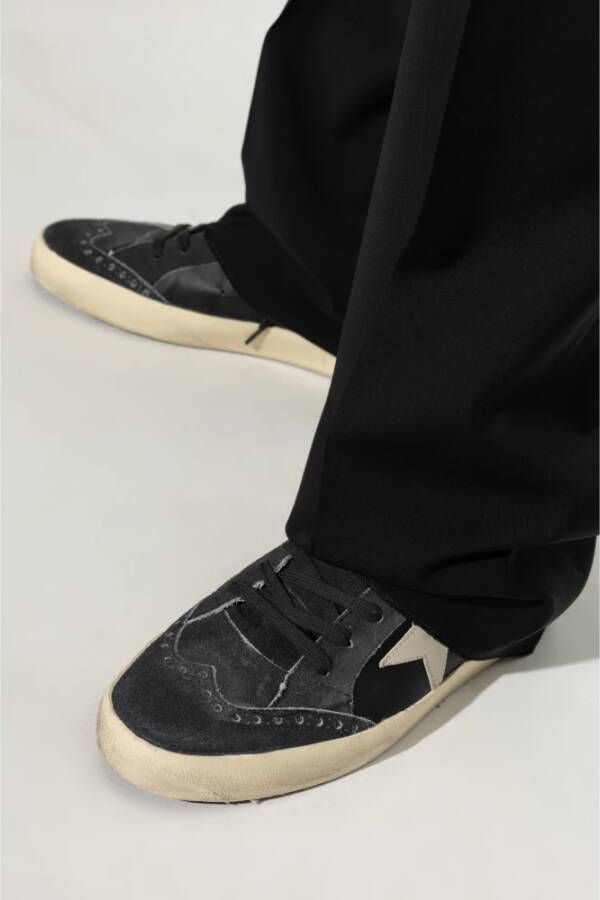 Golden Goose Sneakers Mid Star Classic Black Heren