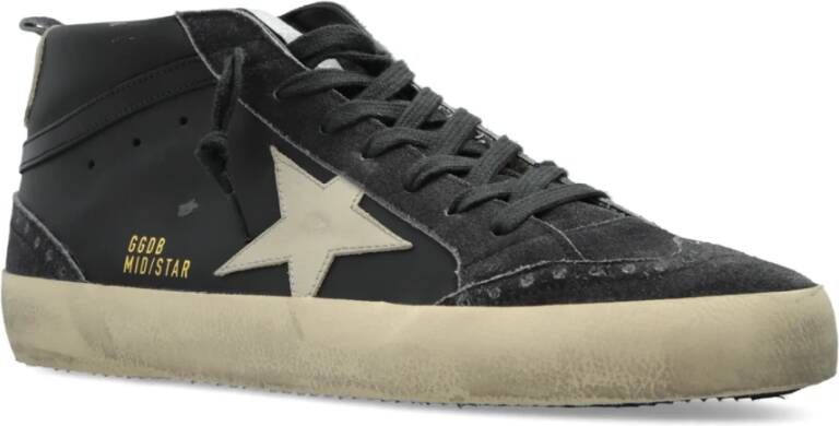 Golden Goose Sneakers Mid Star Classic Black Heren