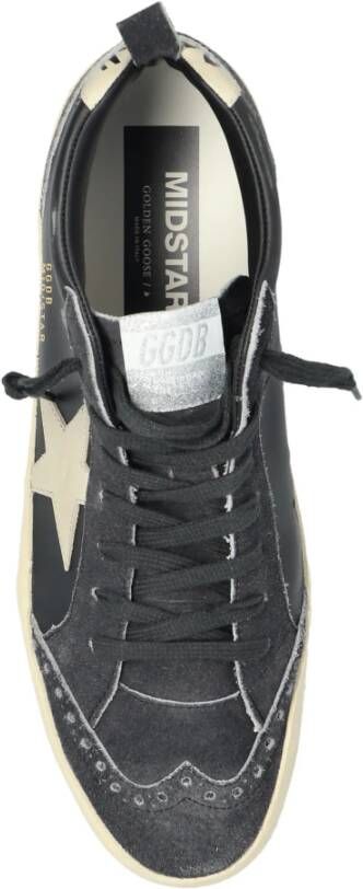 Golden Goose Sneakers Mid Star Classic Black Heren