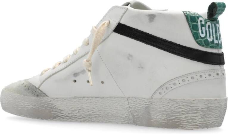 Golden Goose Sneakers Mid Star Classic White Dames