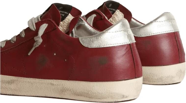 Golden Goose Trendy Damessneakers Rood Dames