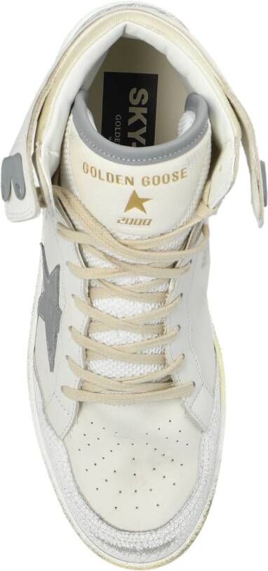 Golden Goose Sneakers Sky Star met gewatteerde tong White Dames