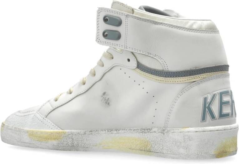 Golden Goose Sneakers Sky Star met gewatteerde tong White Heren