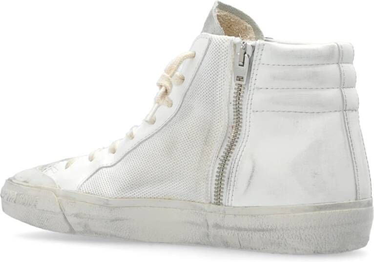 Golden Goose Sneakers 'Slide Double Quarter Penstar' Beige Dames