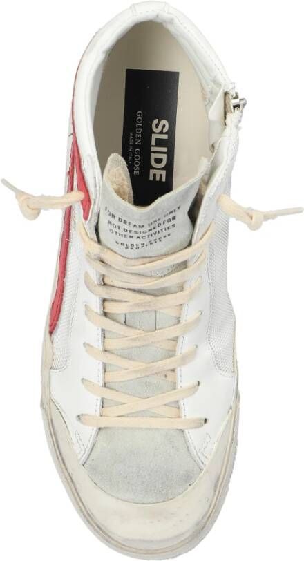 Golden Goose Sneakers 'Slide Double Quarter Penstar' Beige Dames