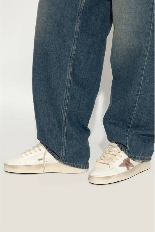 Golden Goose Sneakers Stardan Met Gespleten Kraag White Dames