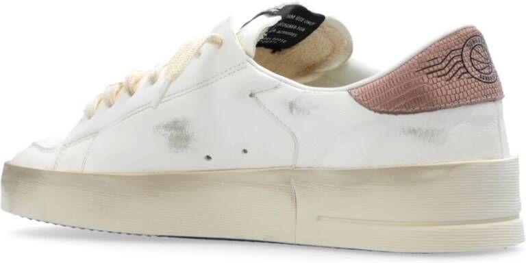 Golden Goose Sneakers Stardan Met Gespleten Kraag White Dames