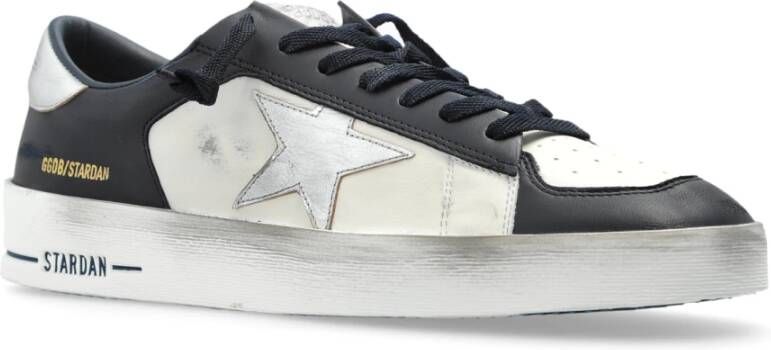 Golden Goose Sneakers Stardan Met Kraag En Veters Blue Heren