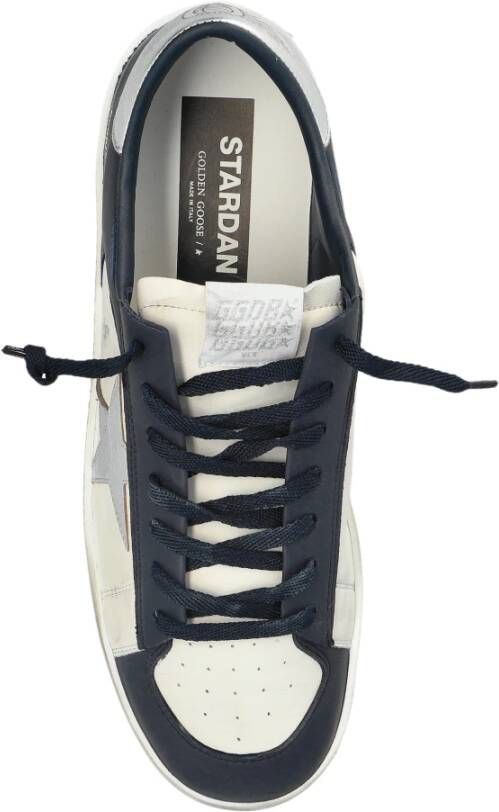 Golden Goose Sneakers Stardan Met Kraag En Veters Blue Heren