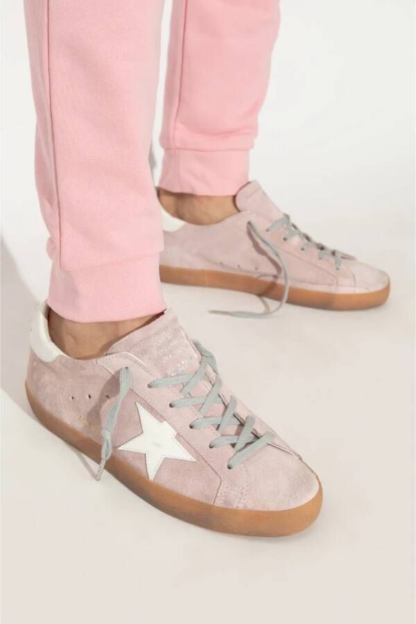 Golden Goose Sneakers Super-Star Classic Met Lijst Pink Dames