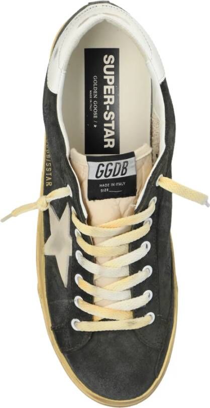 Golden Goose Sneakers Super Star High Foxing Vce Sole Green Heren