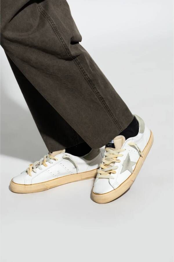 Golden Goose Sneakers Super Star High Foxing Vce Sole White Heren