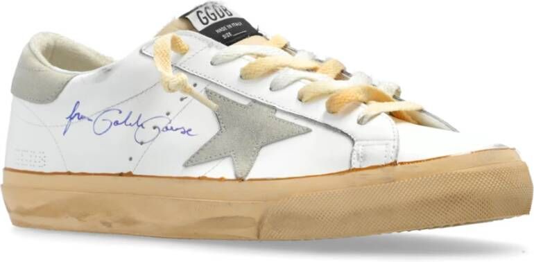 Golden Goose Sneakers Super Star High Foxing Vce Sole White Heren