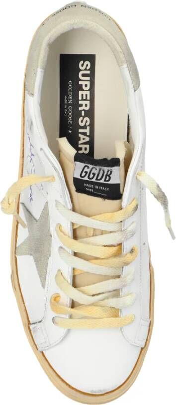 Golden Goose Sneakers Super Star High Foxing Vce Sole White Heren