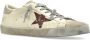 Golden Goose Sneakers Super-Star Met Lijst Gedrukte Ster Geborduurd Beige Heren - Thumbnail 5