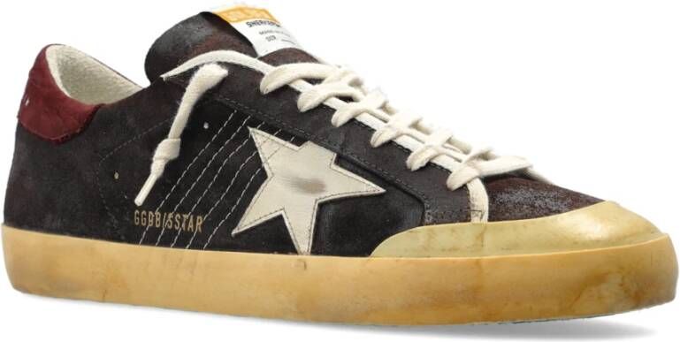 Golden Goose Sneakers Super-Star Penstar Classic Met Lijst Brown Heren