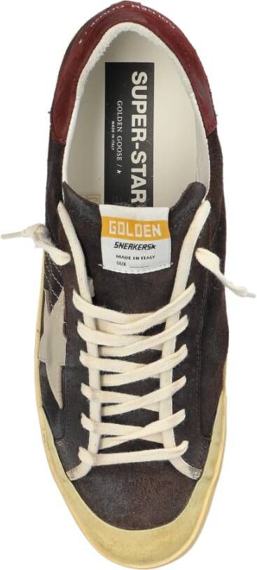 Golden Goose Sneakers Super-Star Penstar Classic Met Lijst Brown Heren