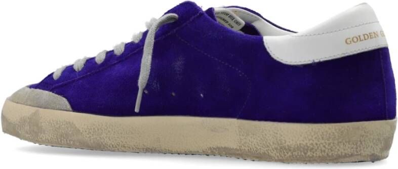 Golden Goose Sneakers Super-Star Penstar Classic Met Lis Blue Heren