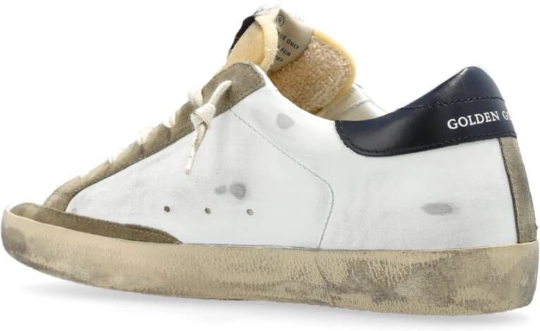 Golden Goose Sneakers Super-Star Skate Met Externe Patch White Dames