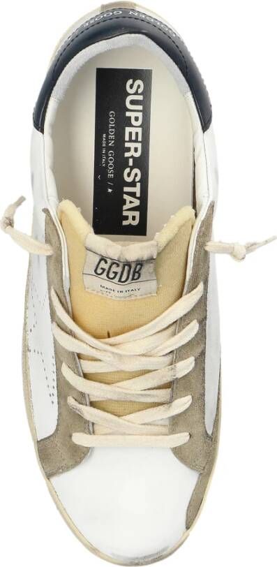 Golden Goose Sneakers Super-Star Skate Met Externe Patch White Dames