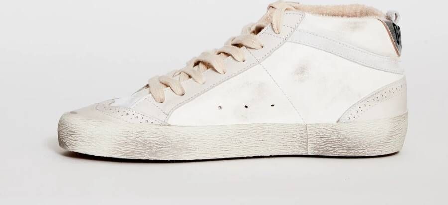 Golden Goose Sneakers Mid Star White Heren