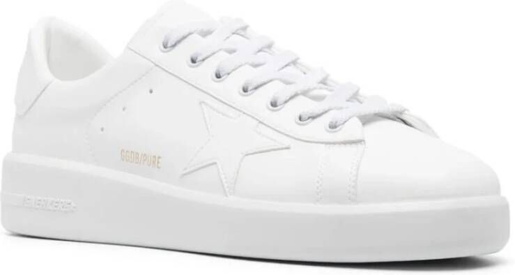 Golden Goose Witte Ster Patch Sneakers White Heren