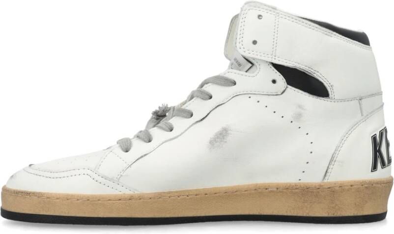 Golden Goose Witte Sky Star High-Top Sneakers White Heren