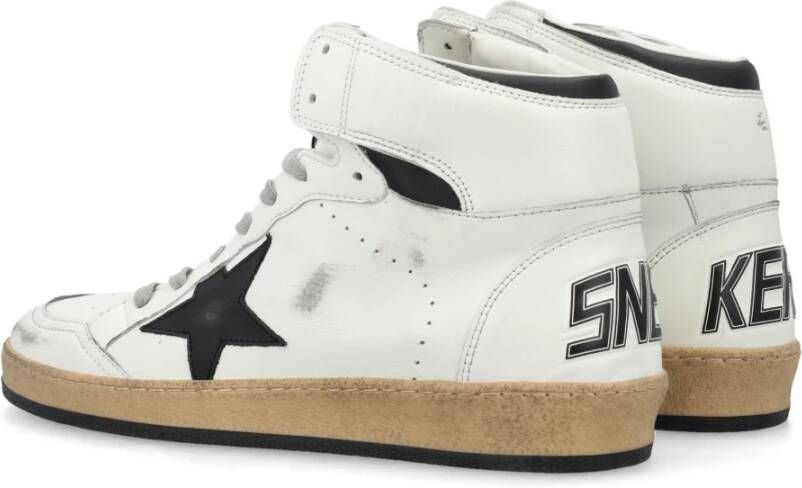 Golden Goose Witte Sky Star High-Top Sneakers White Heren