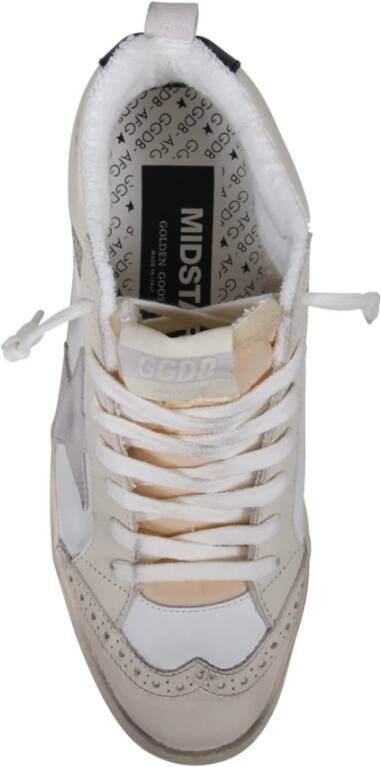 Golden Goose Spiegelgolf Leren Sneakers Wit Dames