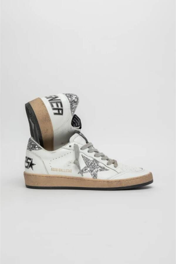 Golden Goose Ball Star Wit Leren Sneakers Wit Dames