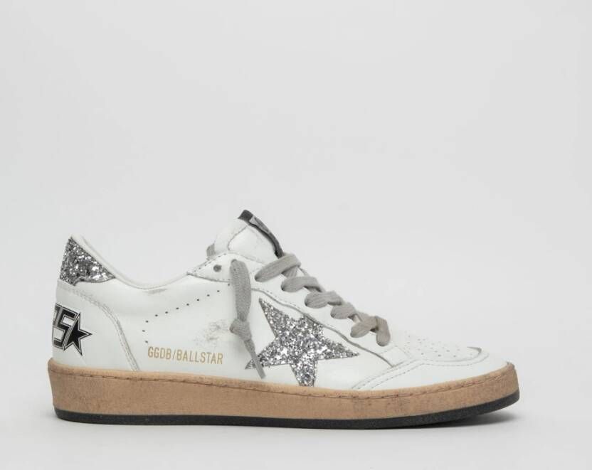 Golden Goose Ball Star Wit Leren Sneakers Wit Dames