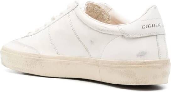 Golden Goose Distressed Leren Sneakers Wit Dames