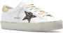 Golden Goose Witte Leren Sneakers met Glitter Ster Logo White Dames - Thumbnail 9