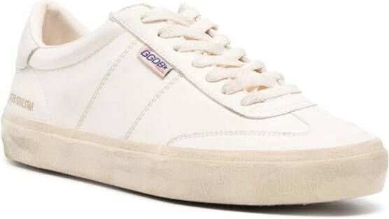 Golden Goose Soul Star Low-Top Sneakers Wit Heren