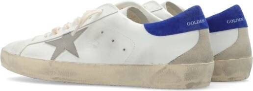 Golden Goose Witte Leren Superstar Sneakers met Groene Hak White Heren - Foto 11