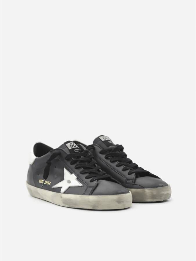 Golden Goose Stijlvolle zwarte herensneakers Zwart Heren