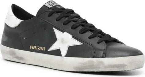 Golden Goose Zwarte Sneakers met Gouden Detail Zwart Heren