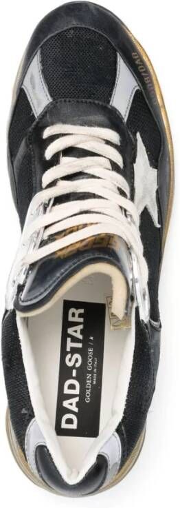 Golden Goose Dad-Star Sneakers: Stijlvol en Comfortabel Zwart Heren