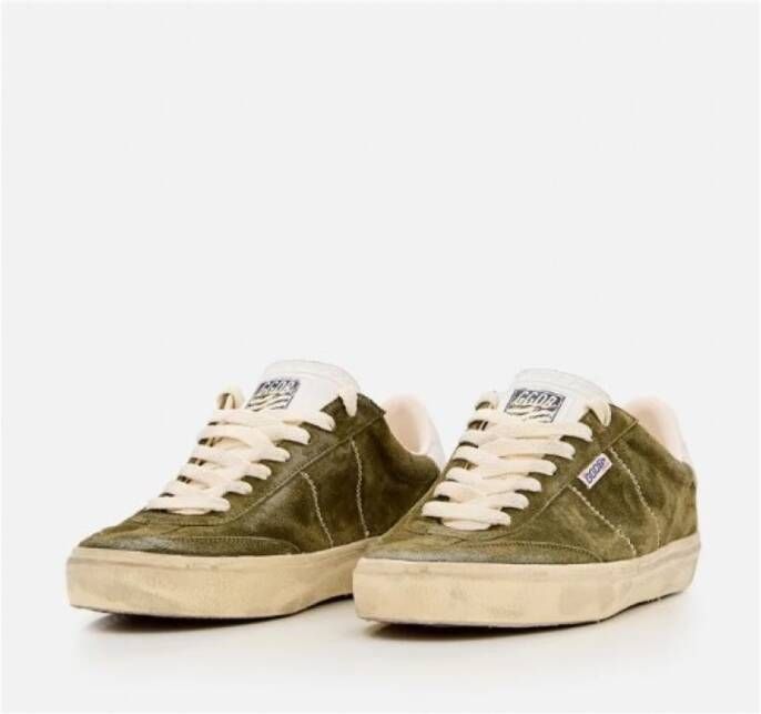 Golden Goose Soul-Star Suède Sneakers Green Heren