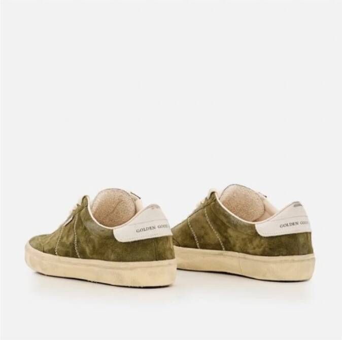 Golden Goose Soul-Star Suède Sneakers Green Heren