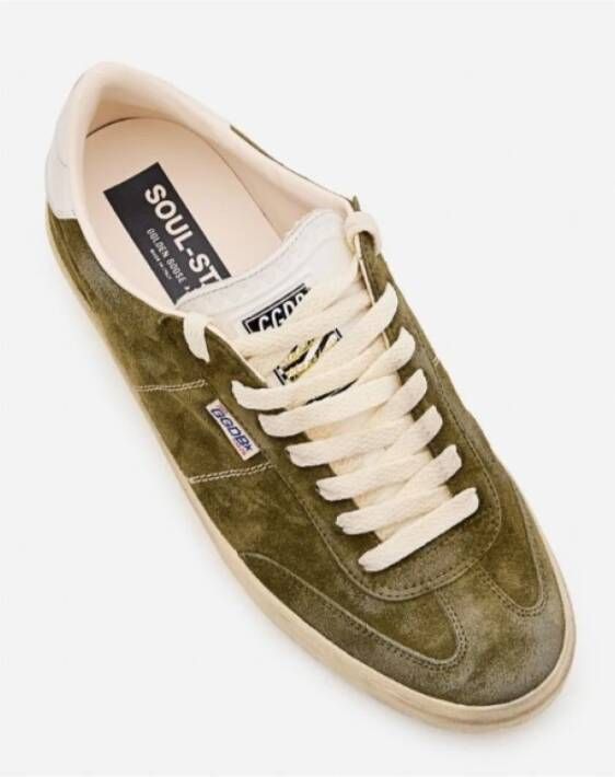 Golden Goose Soul-Star Suède Sneakers Green Heren