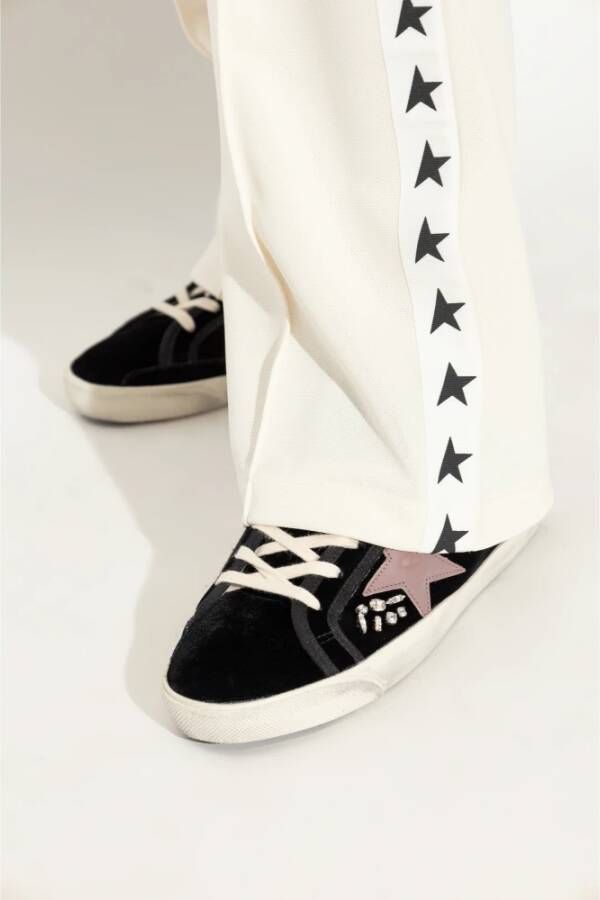 Golden Goose Sport Schoenen Super-Star Classic Met Lijst Black Dames