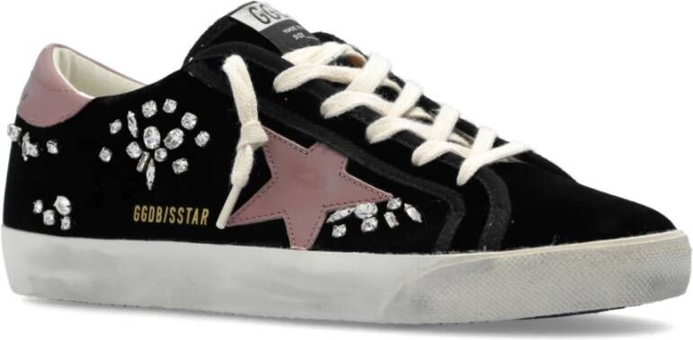 Golden Goose Sport Schoenen Super-Star Classic Met Lijst Black Dames