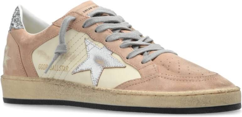 Golden Goose Sportschoenen Ball Star Double Quarter Pink Dames