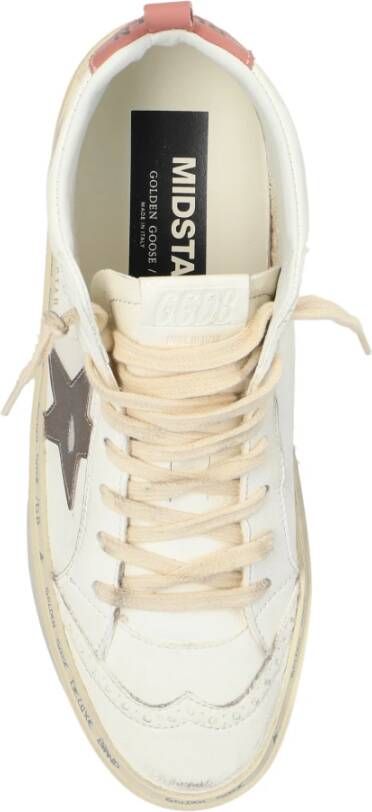 Golden Goose Sportschoenen Hi Mid Star Classic White Dames