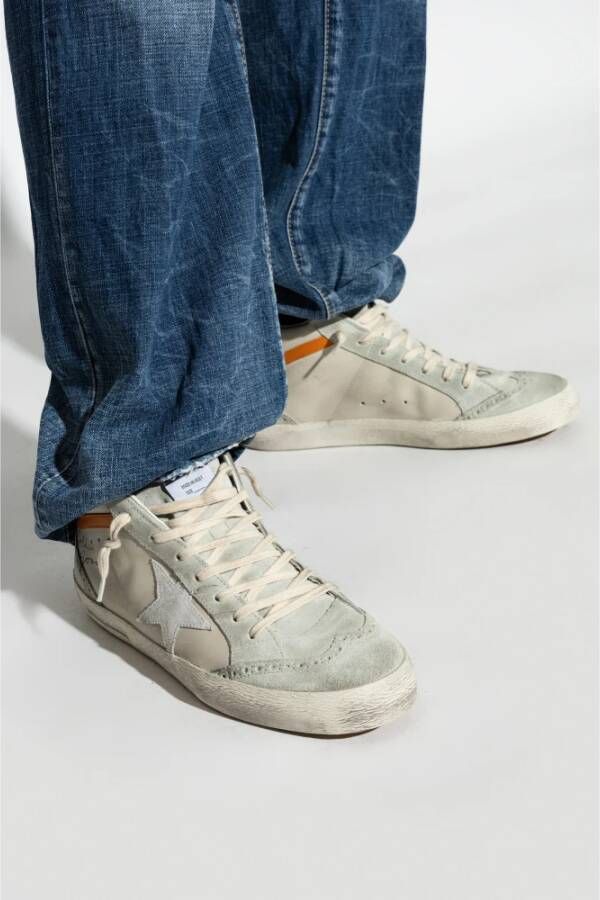 Golden Goose Sportschoenen Mid Star Classic Gray Heren