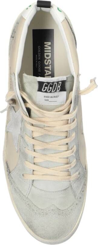 Golden Goose Sportschoenen Mid Star Classic Gray Heren